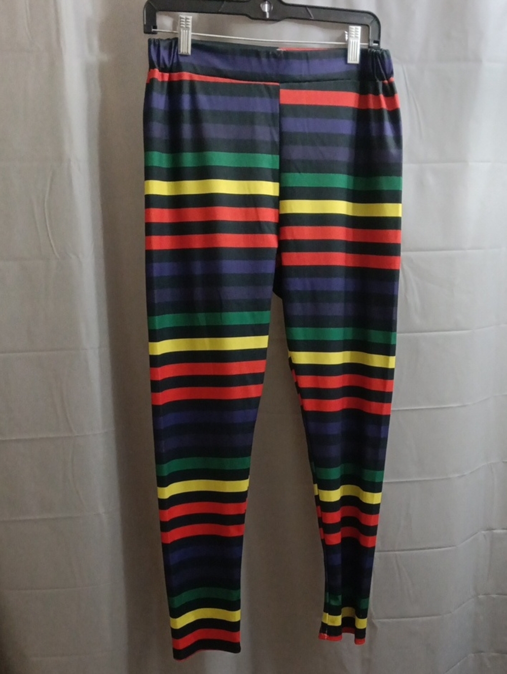 Colorful Striped Leggings - Multi-Color